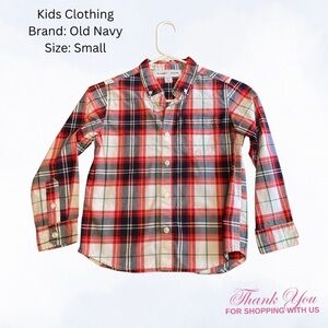 Old Navy Multicolor Plaid Shirt